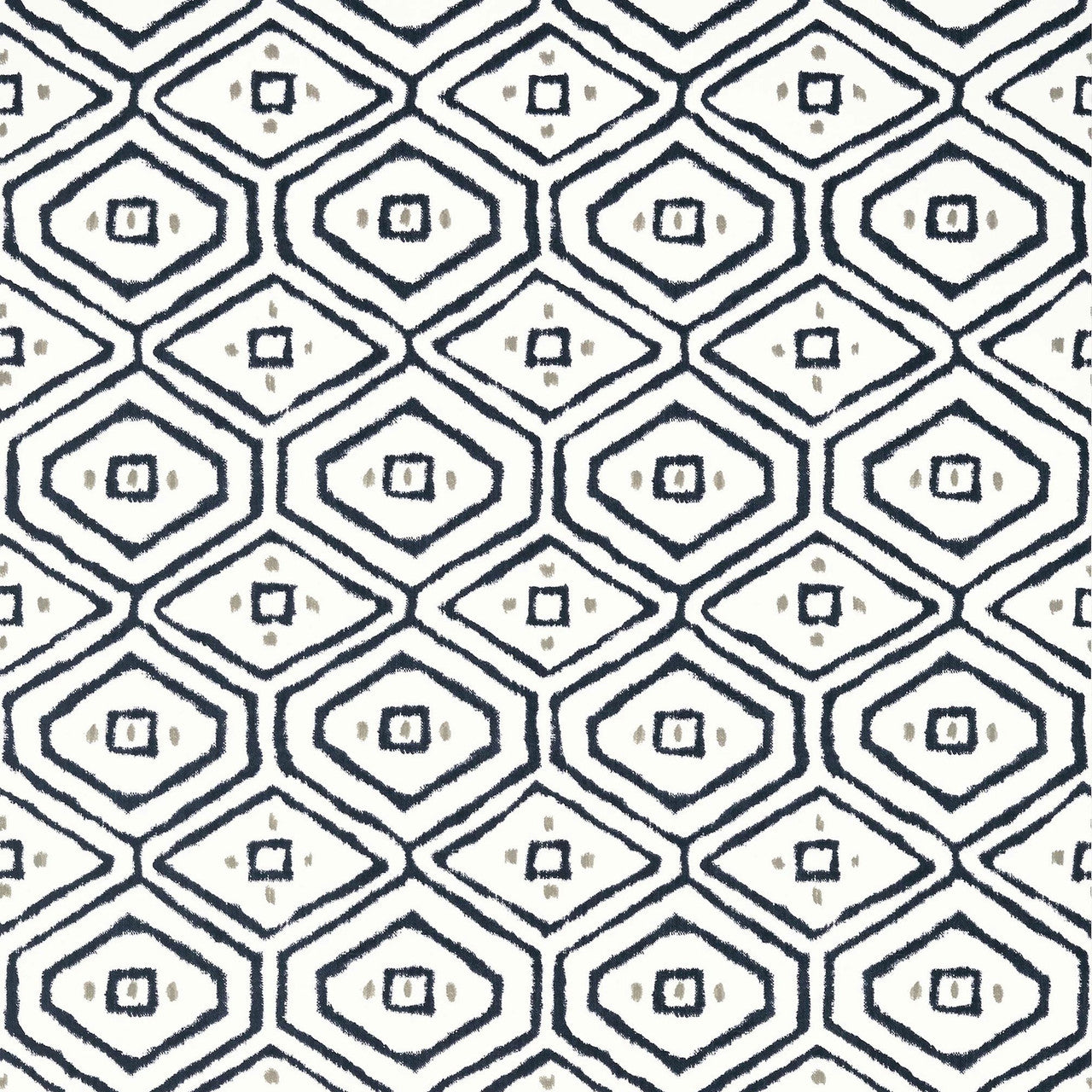 T10613 Pass A Grille Ceylon Black Wallpaper by Thibaut