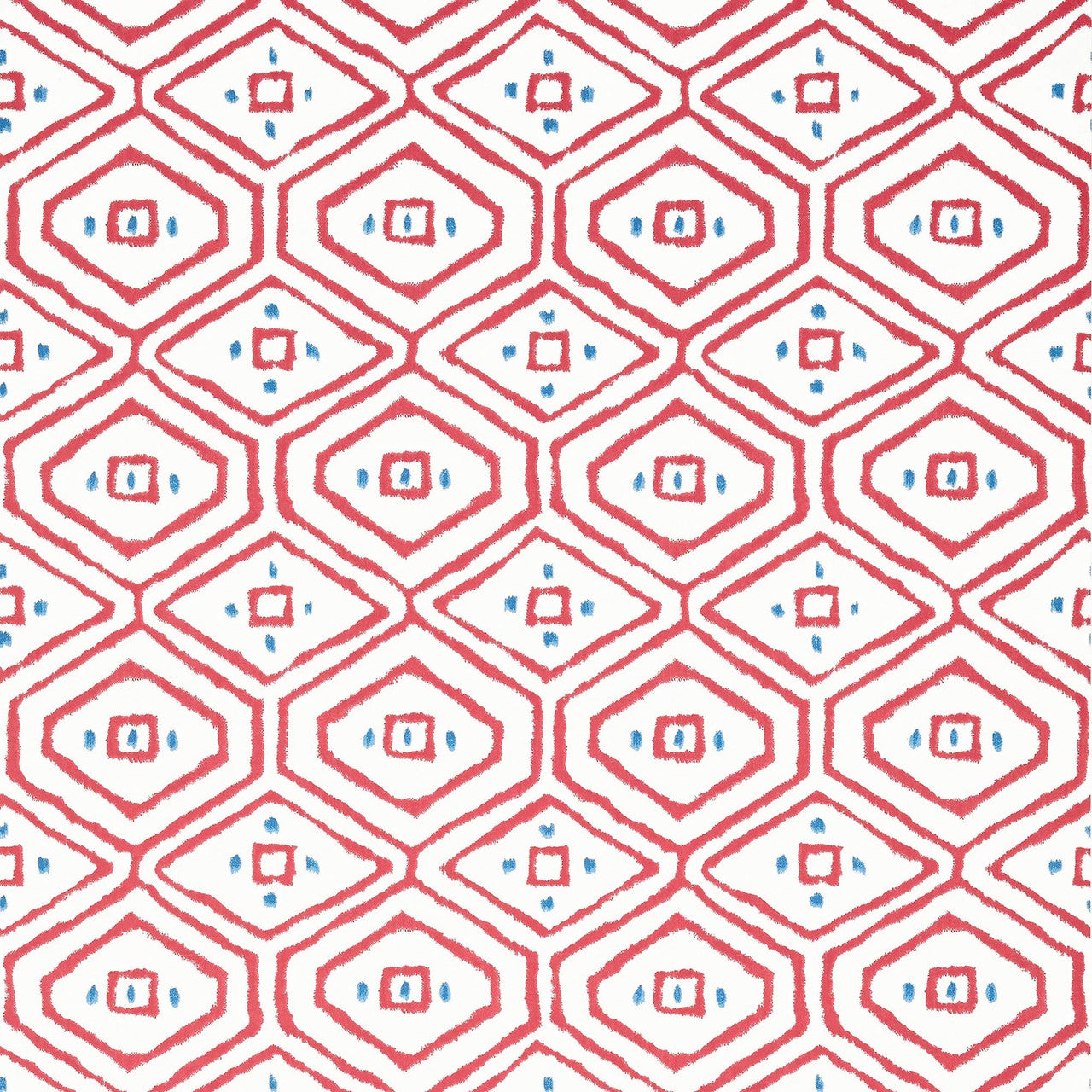 T10614 Pass A Grille Ceylon Red Wallpaper by Thibaut