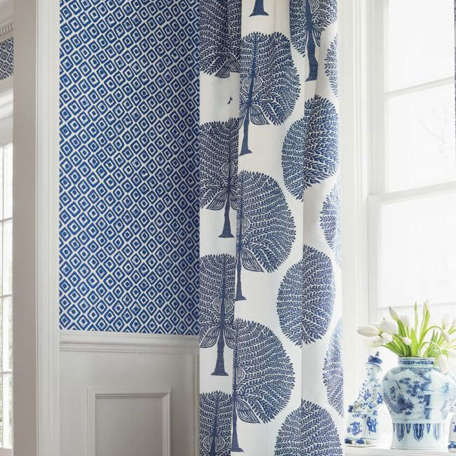 Indian Diamond Ceylon Wallpaper by Thibaut