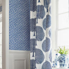 T10658 Indian Diamond Ceylon Blue and Turquoise Wallpaper by Thibaut