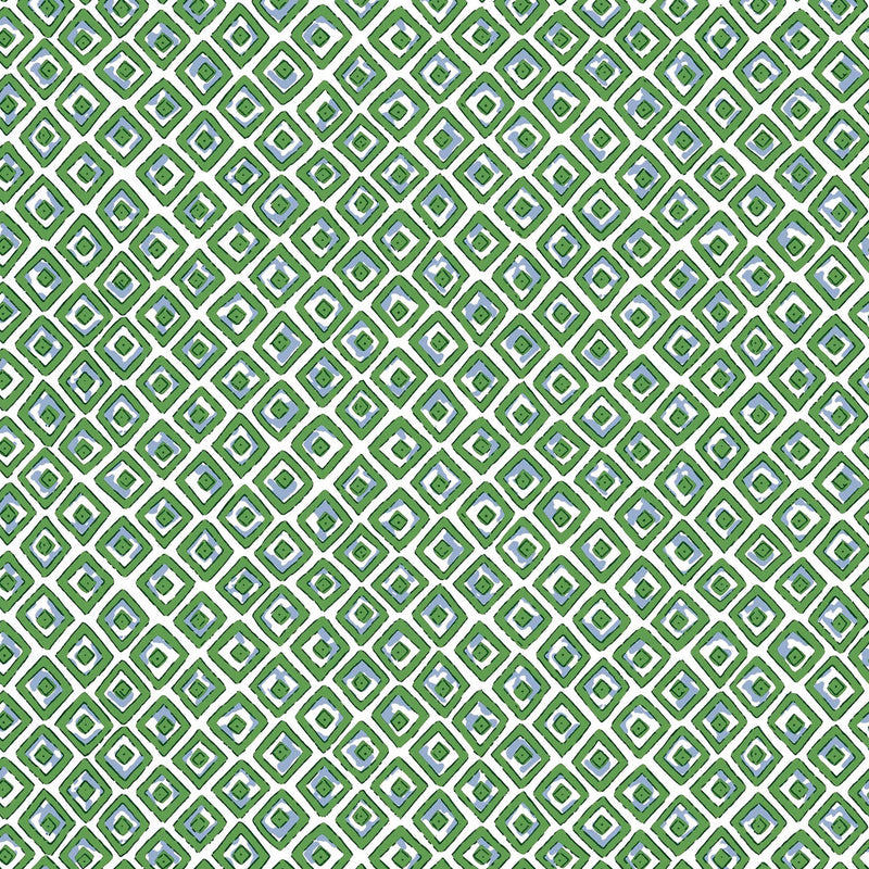 T10659 Indian Diamond Ceylon Green Wallpaper by Thibaut
