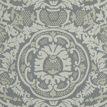 T10840 Earl Damask Heritage Wallpaper by Thibaut