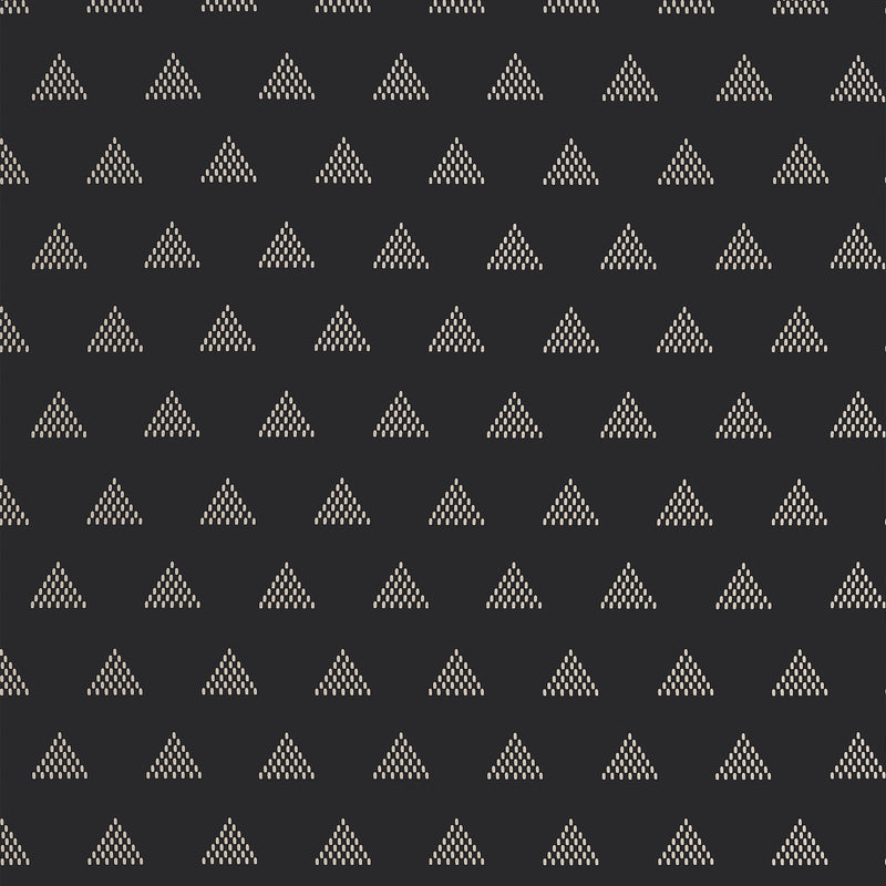 T12005 Ridge Basalt Black Vista Wallpaper by Thibaut