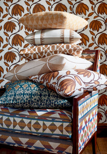 T12006 Desert Flower Ochre Vista Wallpaper by Thibaut