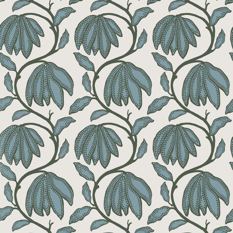 T12008 Desert Flower Wild Sage Vista Wallpaper by Thibaut