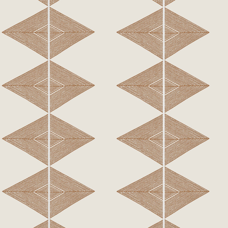 T12014 Reflection Ochre Vista Wallpaper by Thibaut