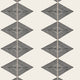 Reflection Basalt Black Vista Wallpaper by Thibaut
