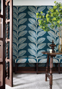 T12036 Lacinato Mineral Vista Wallpaper by Thibaut