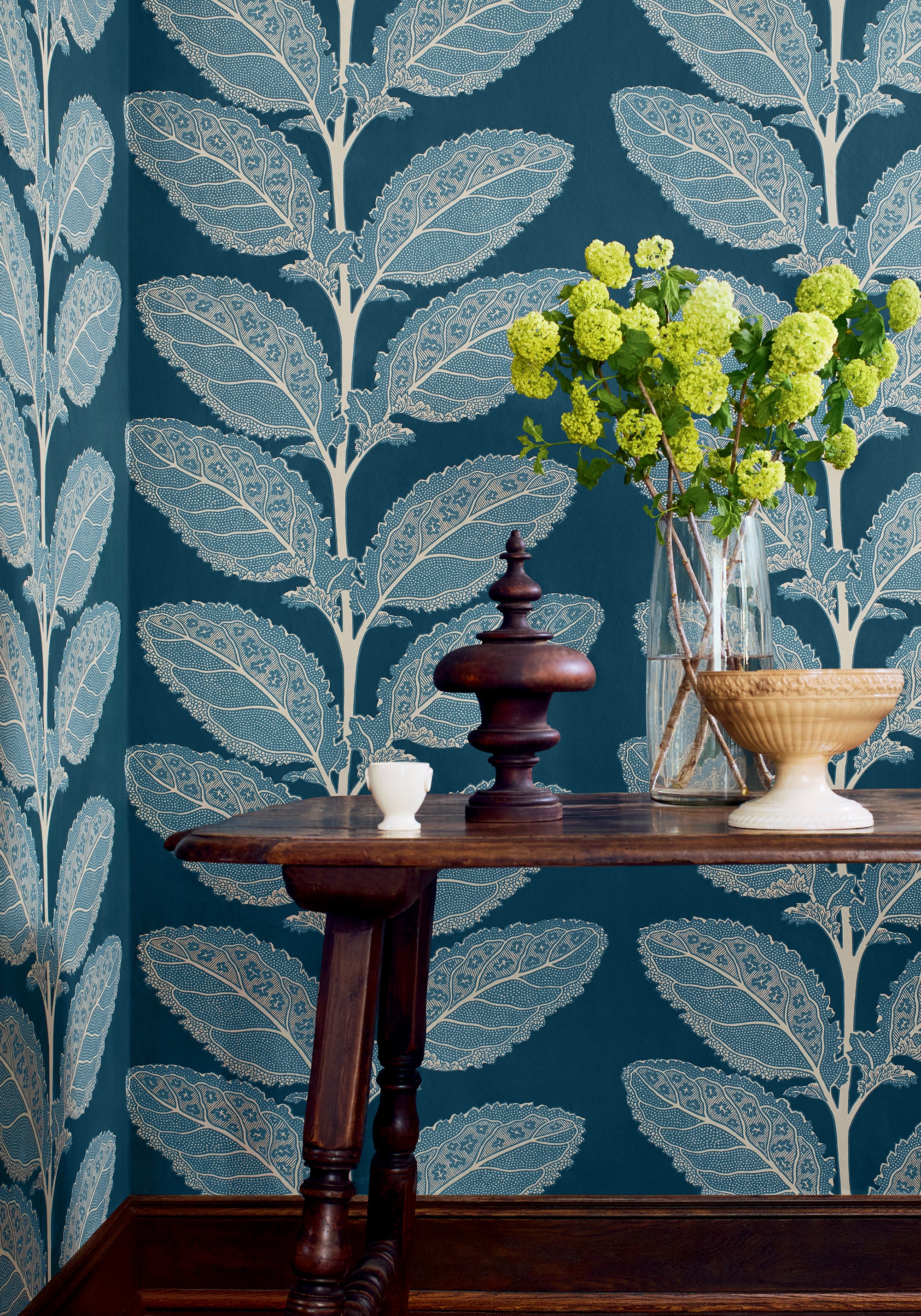 T12036 Lacinato Mineral Vista Wallpaper by Thibaut
