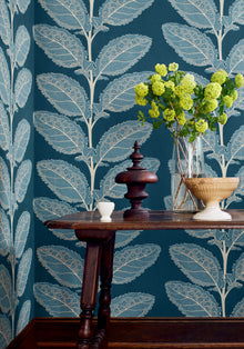 T12036 Lacinato Mineral Vista Wallpaper by Thibaut