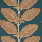 T12037 Lacinato Ochre and Mineral Vista Wallpaper by Thibaut