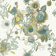 Open Spaces Summer House Beige and Teal Wallpaper by Thibaut