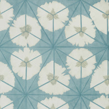T13091 Sunburst Summer House Aqua Wallpaper by Thibaut