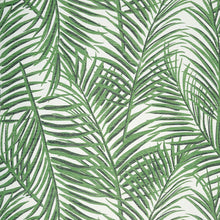 T13117 West Palm Summer House Emerald Green Wallpaper by Thibaut