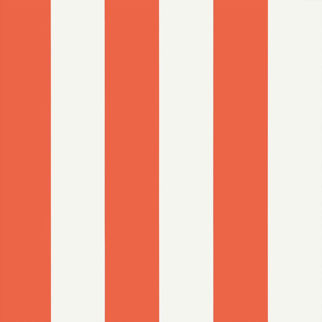 T13133 Summer Stripe Summer House Coral Wallpaper by Thibaut