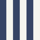 T13134 Summer Stripe Summer House Navy Wallpaper by Thibaut