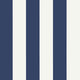 Summer Stripe Summer House Navy Wallpaper by Thibaut