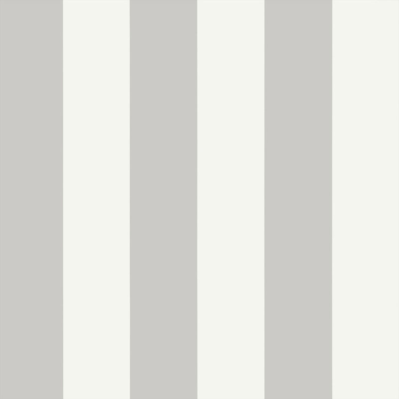 T13137 Summer Stripe Summer House Grey Wallpaper by Thibaut