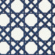Cyrus Cane Summer House Navy Wallpaper by Thibaut
