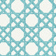 Cyrus Cane Summer House Turquoise Wallpaper by Thibaut