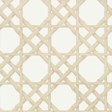 T13145 Cyrus Cane Summer House Beige Wallpaper by Thibaut
