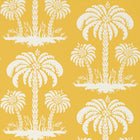 T13148 Palm Island Summer House Yellow Wallpaper by Thibaut