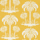 Palm Island Summer House Yellow Wallpaper by Thibaut