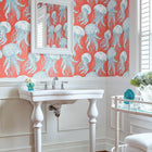 Jelly Fish Summer House Wallpaper by Thibaut
