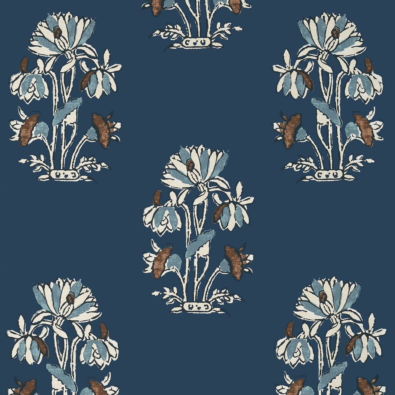 T13203 Lily Flower Mesa Wallpaper by Thibaut