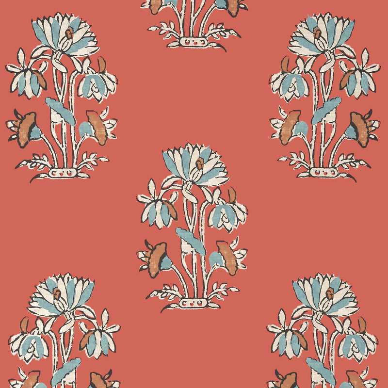 T13205 Lily Flower Mesa Wallpaper by Thibaut