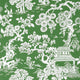 Japanese Garden Pavilion Emerald Wallpaper by Thibaut
