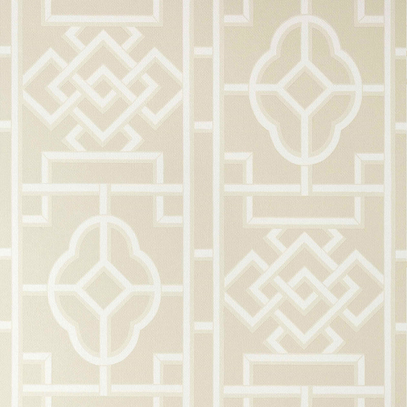 T13309 Gateway Pavilion Beige Wallpaper by Thibaut