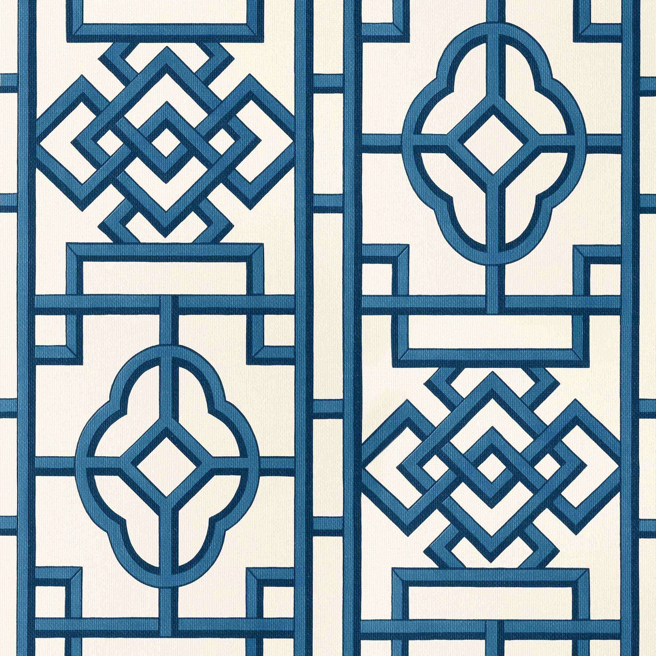 T13314 Gateway Pavilion Navy Wallpaper by Thibaut