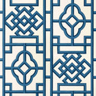 T13314 Gateway Pavilion Navy Wallpaper by Thibaut