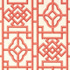 Gateway Pavilion Coral Wallpaper by Thibaut