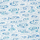 T13317 Clear Clouds Pavilion Blue Wallpaper by Thibaut