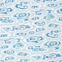 T13317 Clear Clouds Pavilion Blue Wallpaper by Thibaut