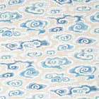 T13318 Clear Clouds Pavilion Beige and Blue Wallpaper by Thibaut