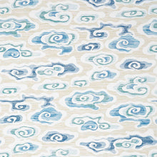 T13318 Clear Clouds Pavilion Beige and Blue Wallpaper by Thibaut