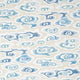 Clear Clouds Pavilion Beige and Blue Wallpaper by Thibaut