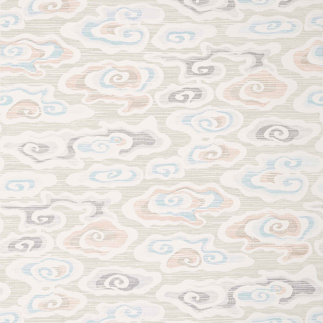 T13321 Clear Clouds Pavilion Beige Wallpaper by Thibaut