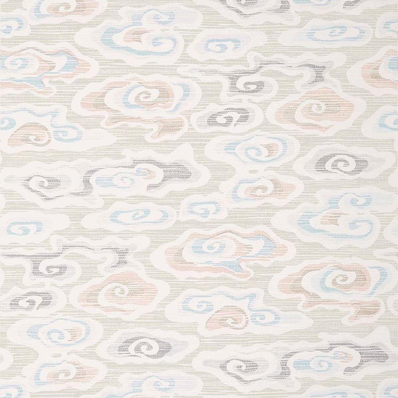 T13321 Clear Clouds Pavilion Beige Wallpaper by Thibaut