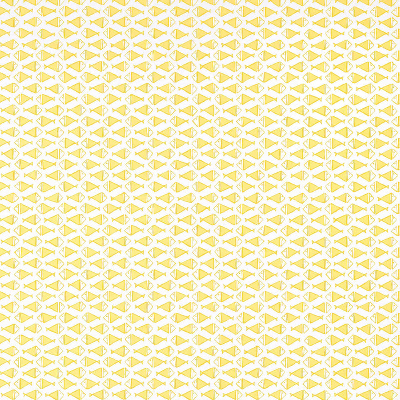 T13323 Pisces Pavilion Yellow Wallpaper by Thibaut