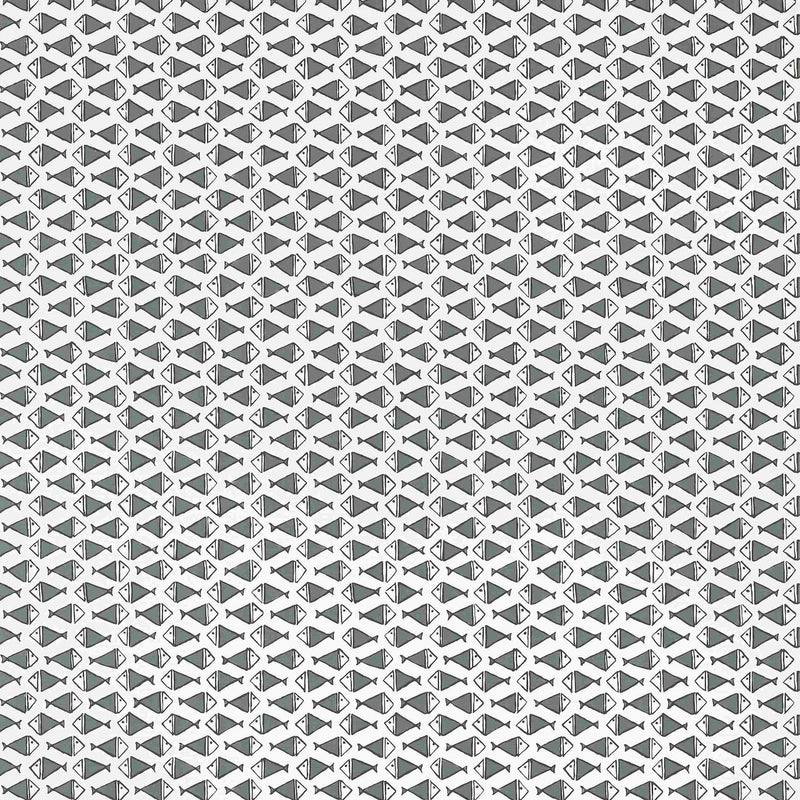 T13328 Pisces Pavilion Black Wallpaper by Thibaut