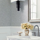 T13328 Pisces Pavilion Black Wallpaper by Thibaut