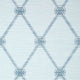 Turnberry Trellis Pavilion Spa Blue Wallpaper by Thibaut