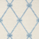 Turnberry Trellis Pavilion Beige and Blue Wallpaper by Thibaut