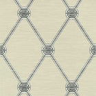 T13355 Turnberry Trellis Pavilion Charcoal Wallpaper by Thibaut