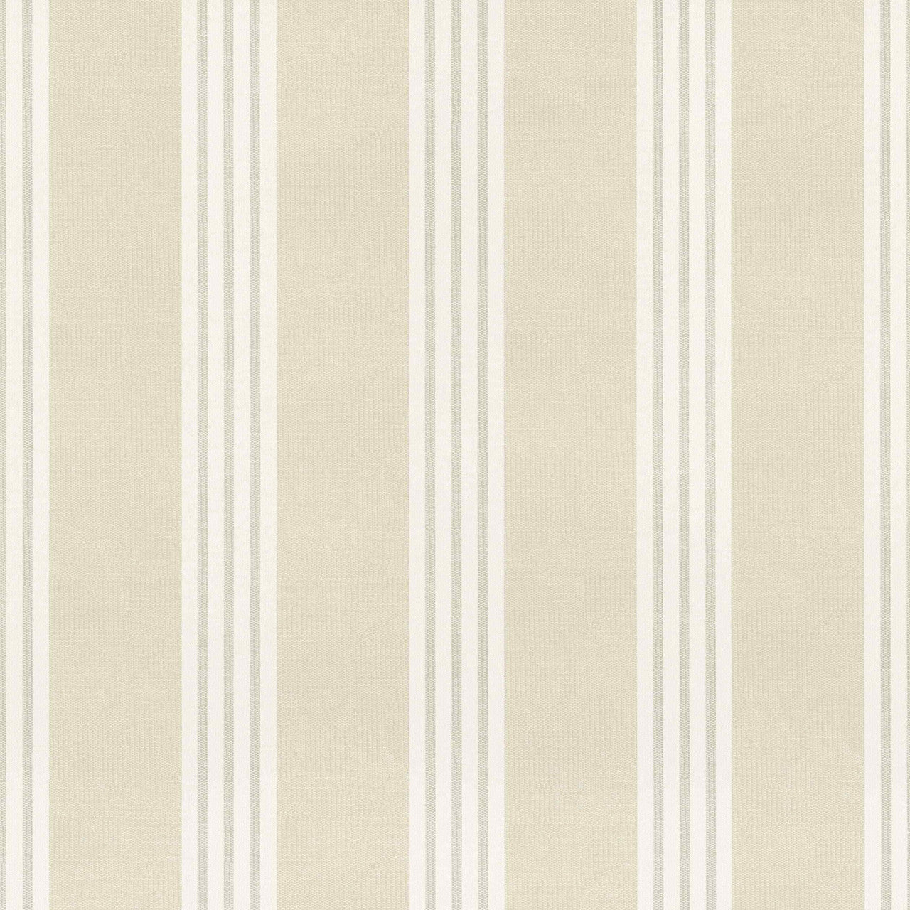 T13356 Canvas Stripe Pavilion Beige Wallpaper by Thibaut