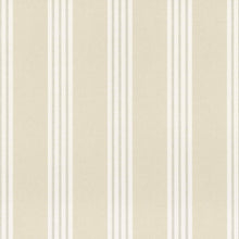 T13356 Canvas Stripe Pavilion Beige Wallpaper by Thibaut